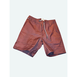 Men's RIVSNJUTARE Flat Front Shorts M Brown